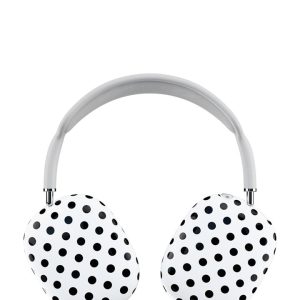 Polka Dot | White and Black Airpod Max Cover
