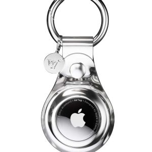 Chrome Airtag Case