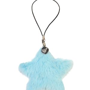 Fluffy Star Charm | Blue