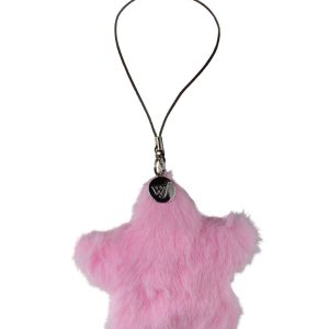 Fluffy Star Charm | Pink