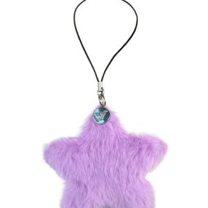 Fluffy Star Charm | Purple