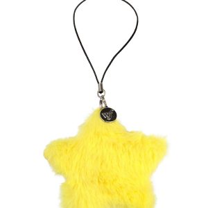 Fluffy Star Charm | Yellow