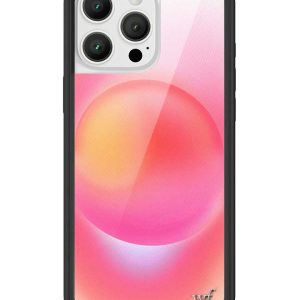Hot Pink Aura iPhone Case