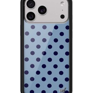Polka Dot | Blue and Navy Blue iPhone Case