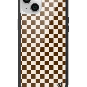 Checkers | Brown iPhone Case