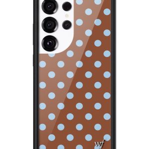 Polka Dot | Brown and Blue Samsung Galaxy Case