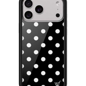 Polka Dot | Black and White iPhone Case