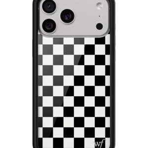 Checkers | Black iPhone Case
