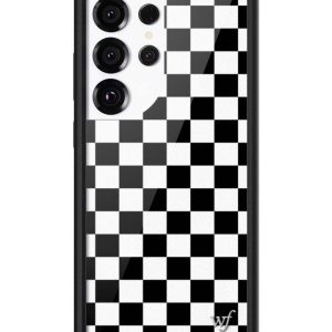 Checkers | Black Samsung Galaxy Case