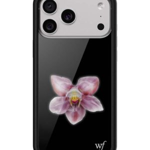 Orchid | Black iPhone Case