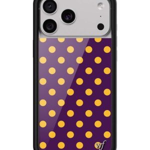 Polka Dot | Purple and Yellow iPhone Case