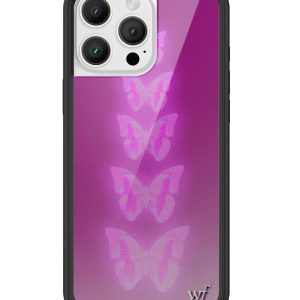 Neon Butterfly iPhone Case
