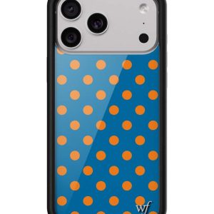 Polka Dot | Blue and Orange iPhone Case