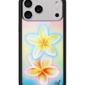 Pastel Plumeria iPhone Case