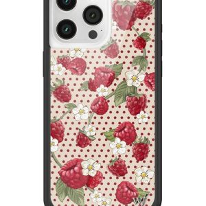 Raspberry Polka Dot iPhone Case