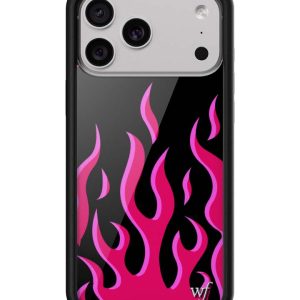Flames | Black & Red iPhone Case