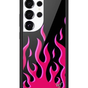 Flames | Black & Red Samsung Galaxy Case
