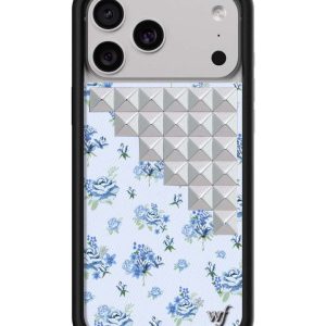 Forget Me Not Floral Stud iPhone Case