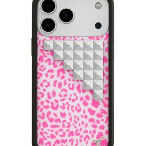 Pink Meow Stud iPhone Case
