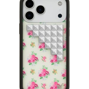 Vintage Floral Stud iPhone Case