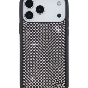 Rhinestone iPhone Case | White