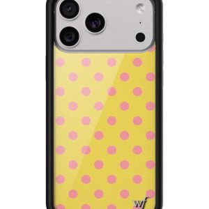Polka Dot | Yellow and Pink iPhone Case